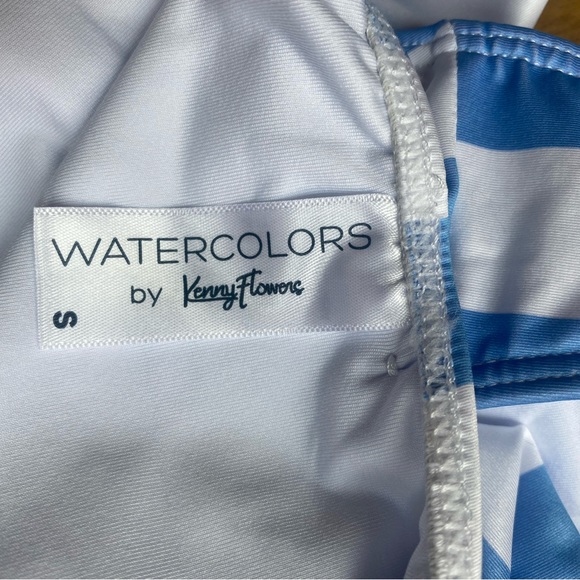 Kenny Flowers Blue and White Striped One Piece - Picture 3 of 6